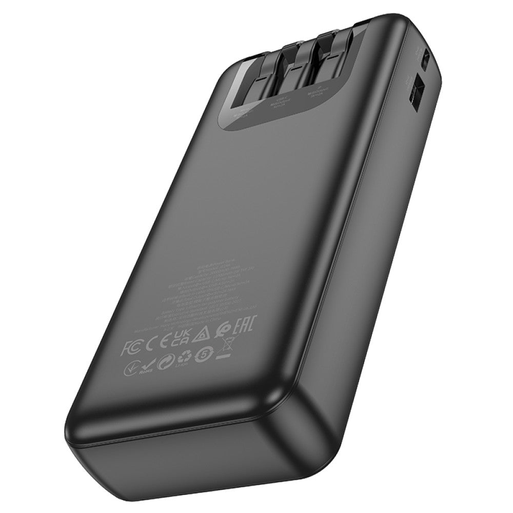 (20 000 mAh) Chargeur de batterie micro USB USB-C Banque d'alimentation portable avec câbles micro USB, USB-C et Lightning (20 000 mAh) Chargeur de batterie micro USB USB-C Banque d'alimentation portable avec câbles micro USB, USB-C et Lightning